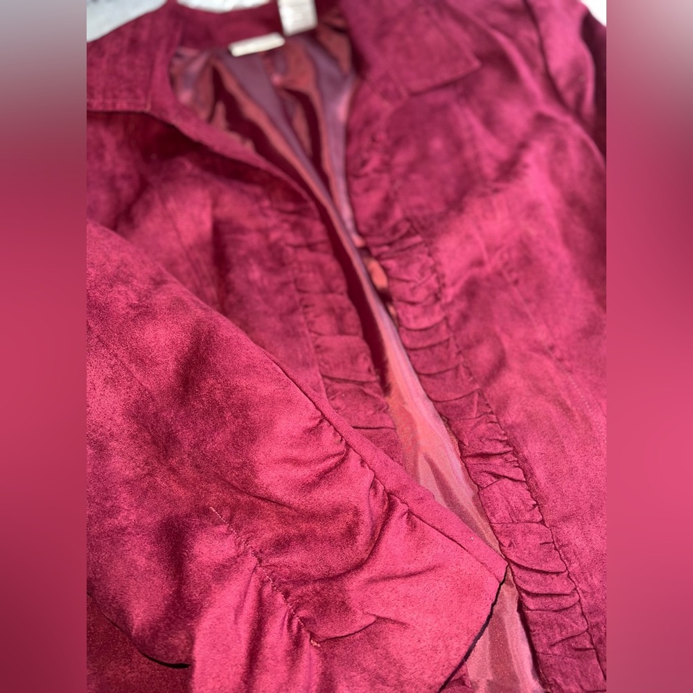 Kim Rogers, Ruffled Blazer, Medium